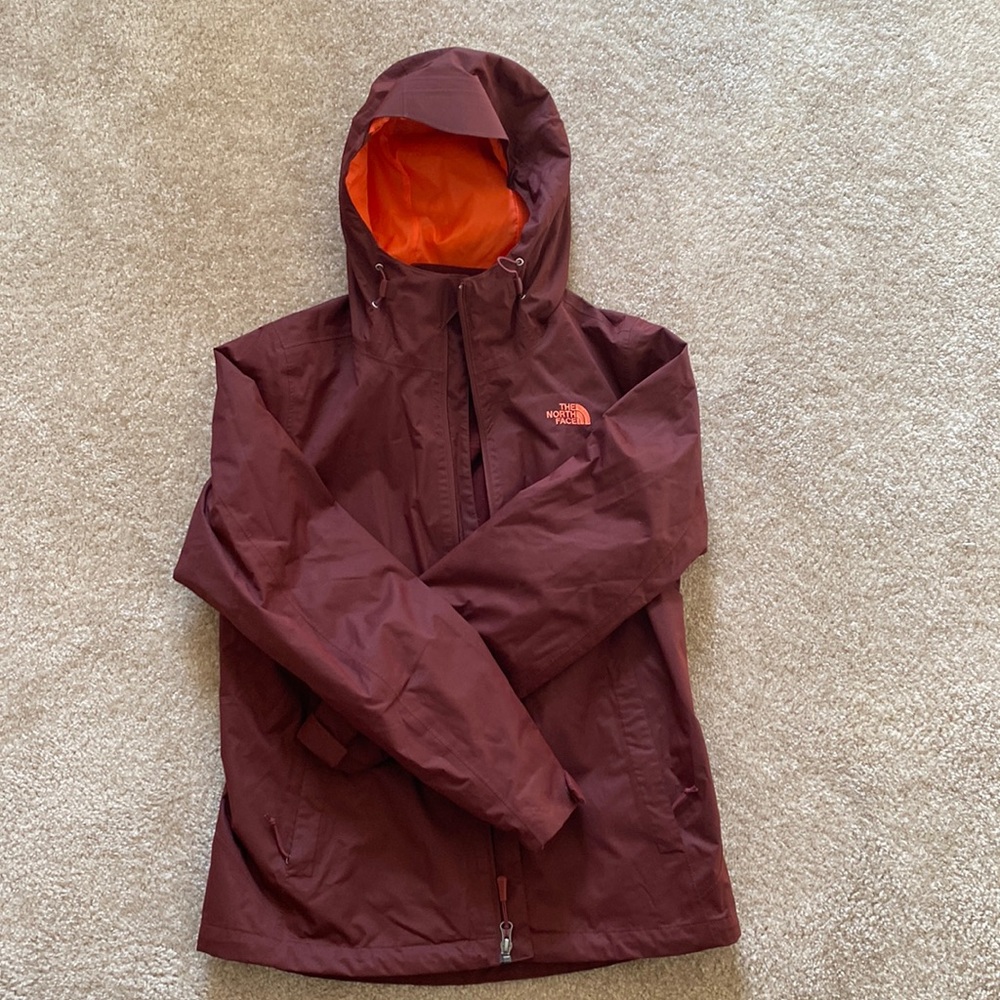 The North Face waterproof jacket with detachable inner jacket